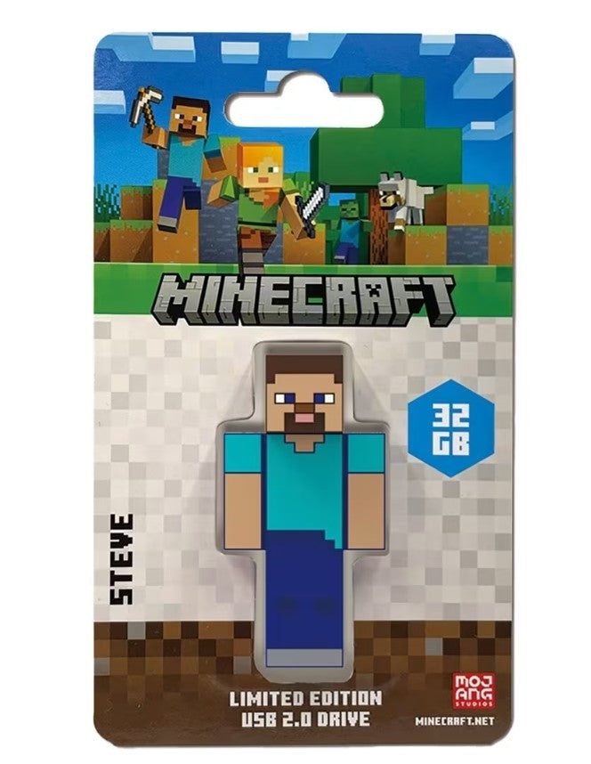 Verbatim Minecraft Steve 32GB USB Drive - Collector's Edition