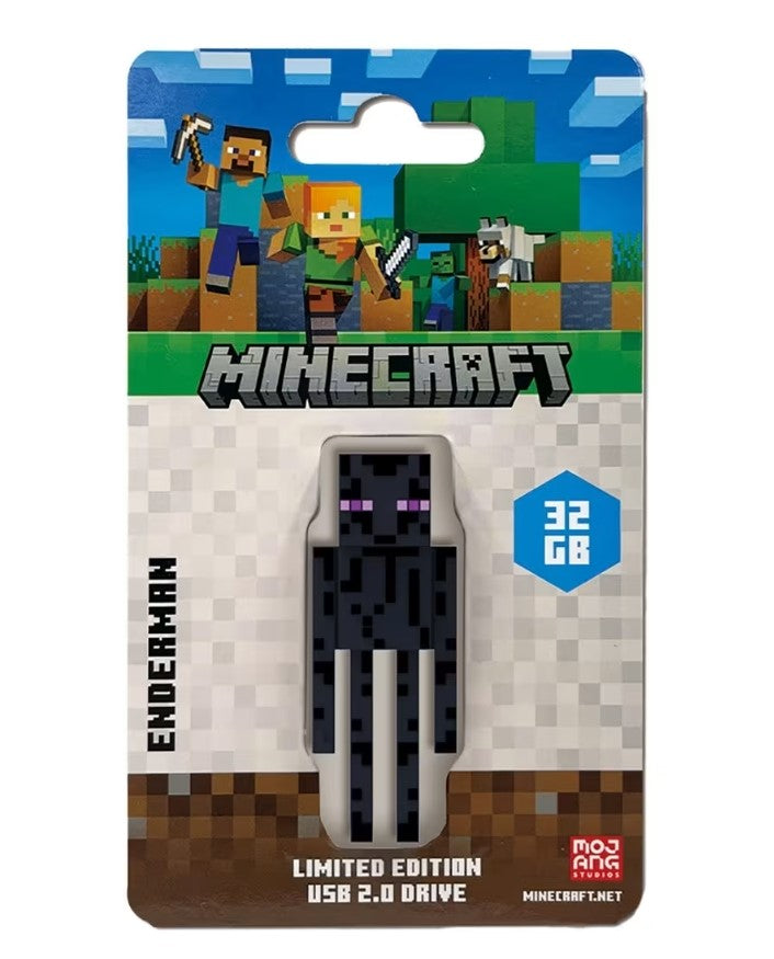 Limited Edition Minecraft 32GB USB Drives - Verbatim Character Collection Verbatim