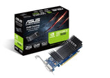 ASUS nVidia GeForce GT1030-SL-2G-BRK 2GB GDDR5 Low Profile Graphics Card with Bracket For Silent HTPC Build (W