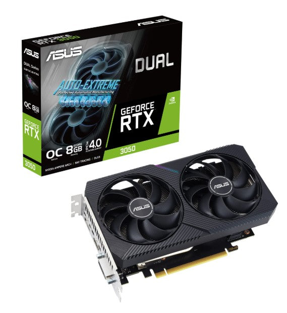 ASUS Dual GeForce RTX 3050 V2 8GB GDDR6 Gaming Graphics Card ASUS