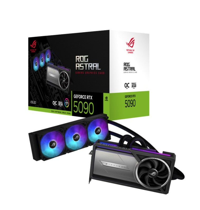 ASUS ROG ASTRAL LC RTX 5090 OC 32GB GDDR7 Liquid Cooled Gaming GPU ASUS