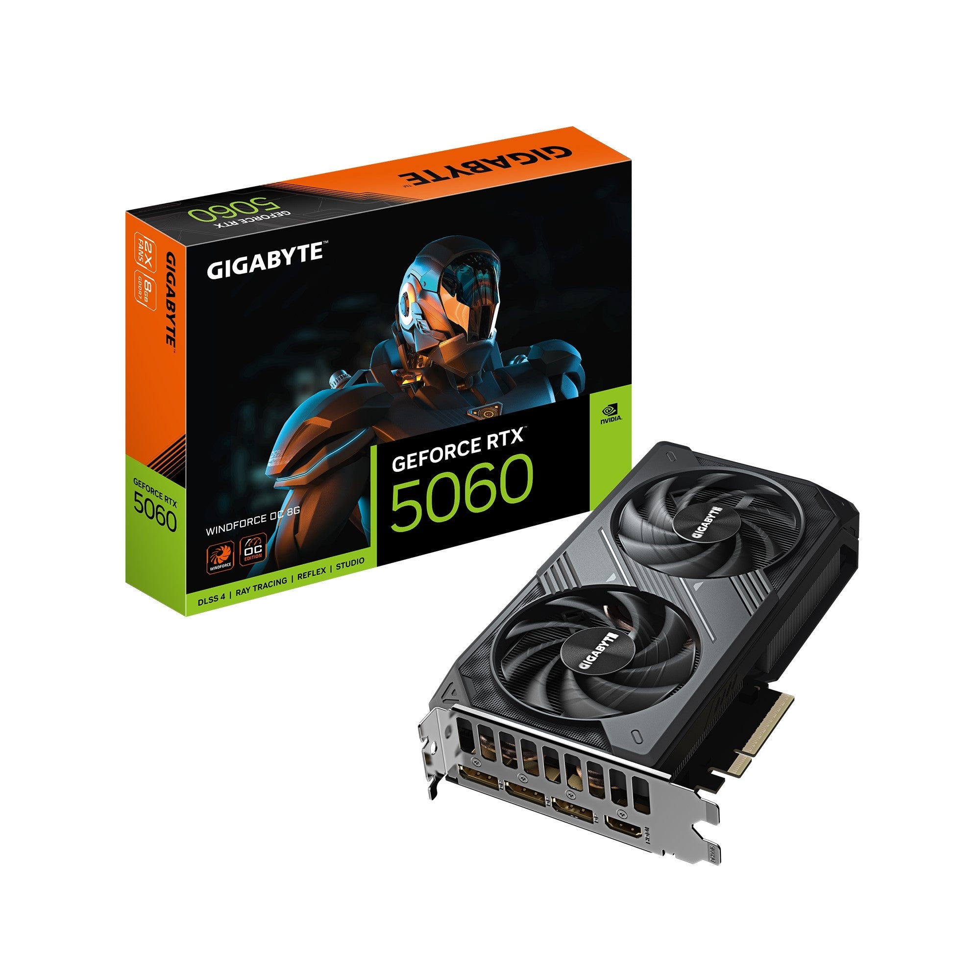 Gigabyte GeForce RTX 5060 WINDFORCE OC 8G Gaming Graphics Card Gigabyte