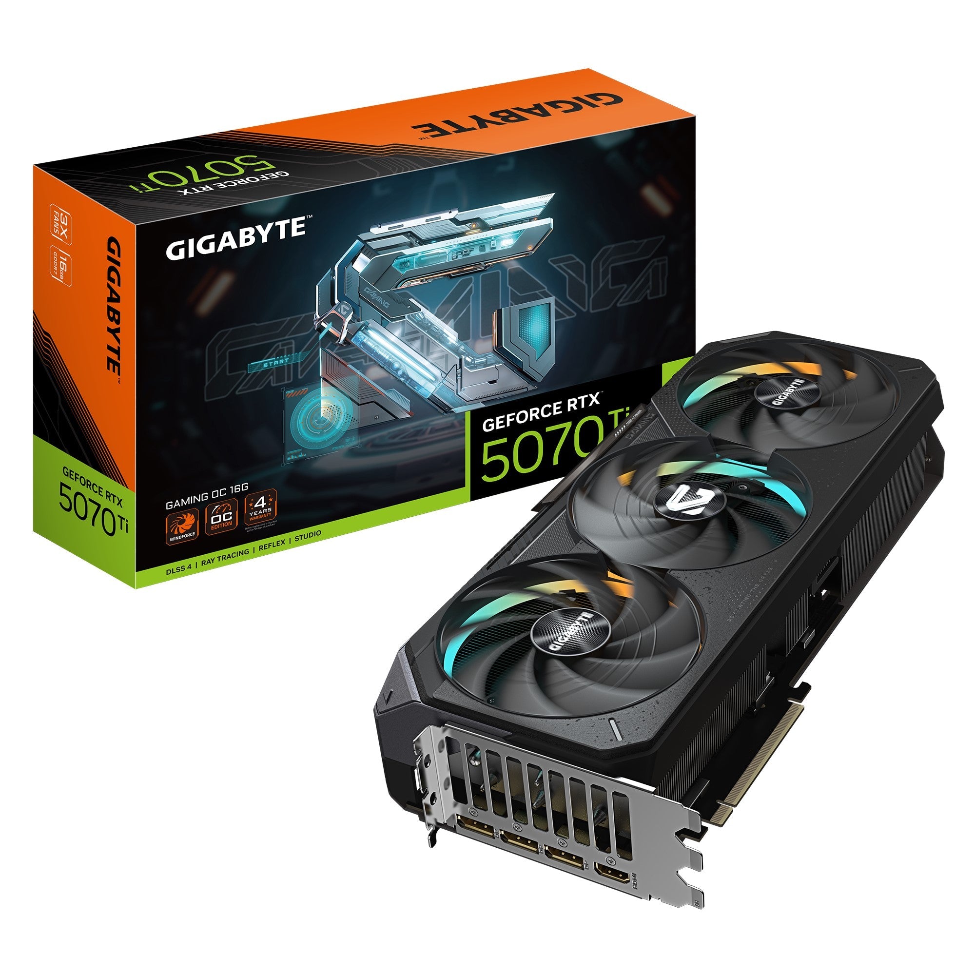Gigabyte GeForce RTX 5070 Ti GAMING OC 16G GPU - Next-Gen Gaming Gigabyte