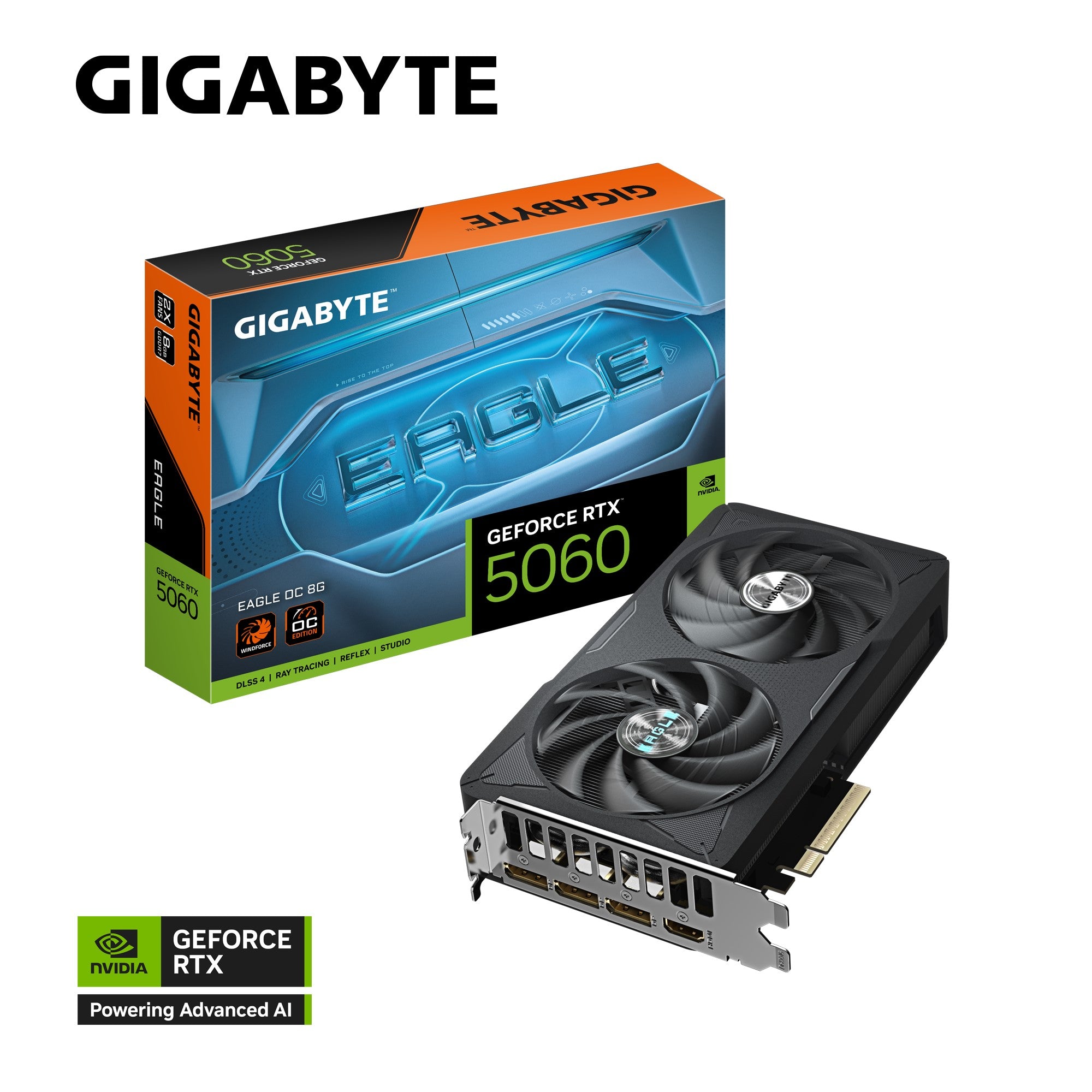 Gigabyte GeForce RTX 5060 EAGLE OC 8G Gaming GPU Gigabyte