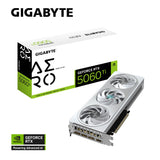 Gigabyte GeForce RTX™ 5060 Ti AERO OC 8G, 2647 MHz, CUDA TBD, 28 Gbps, GDDR7, 128 bit, PCI-E 5.0, PSU 650W, Di