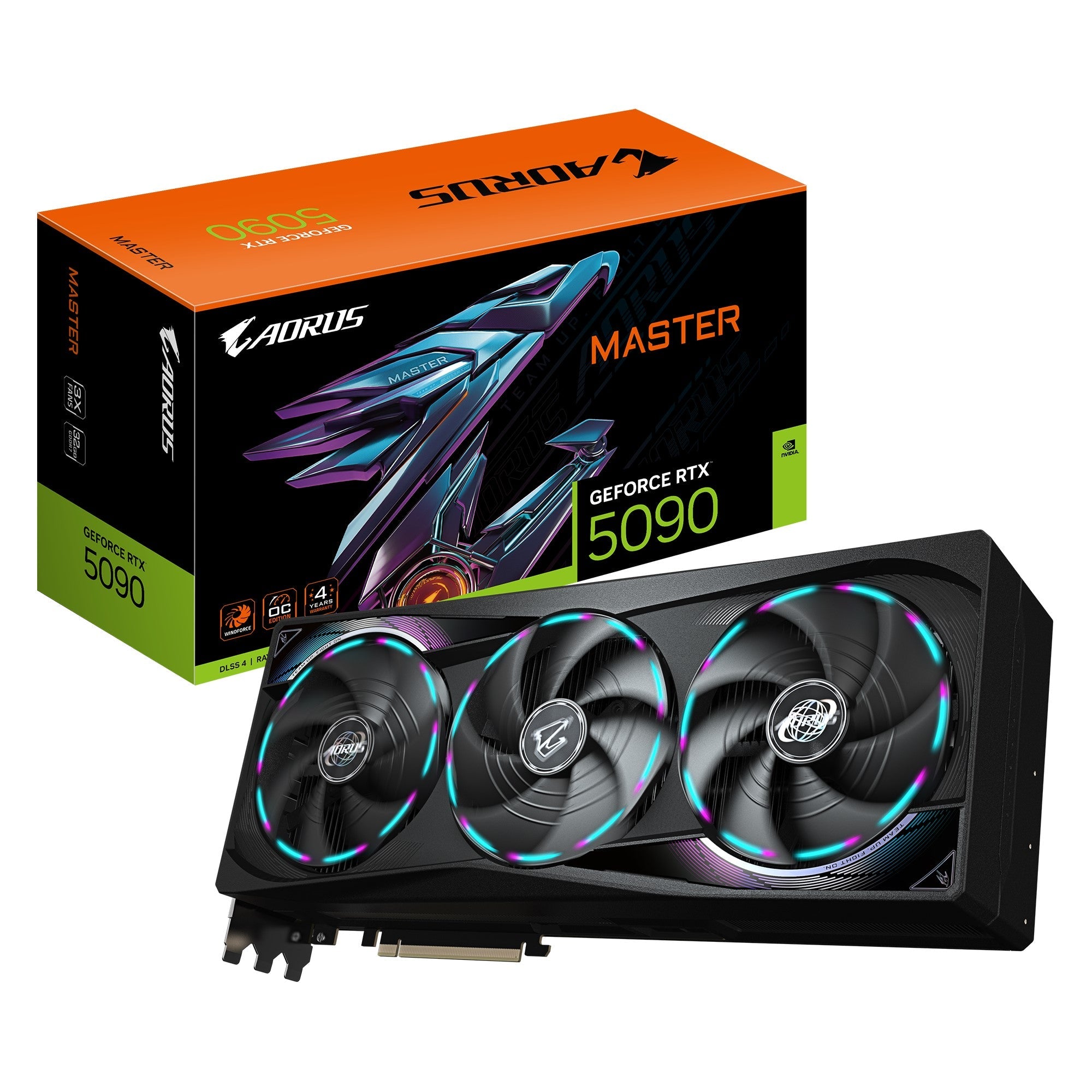 Gigabyte AORUS GeForce RTX 5090 MASTER 32GB Gaming Graphics Card Gigabyte