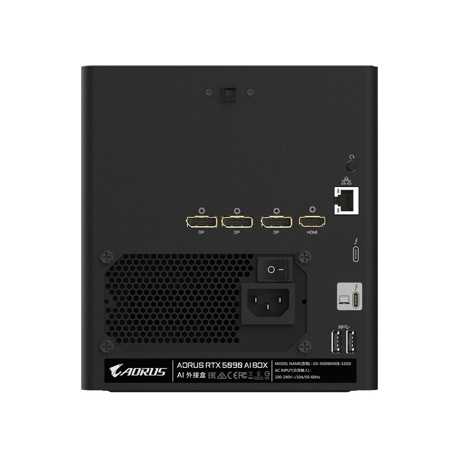 AORUS RTX 5090 AI BOX eGPU | External GPU for Gaming & AI Gigabyte