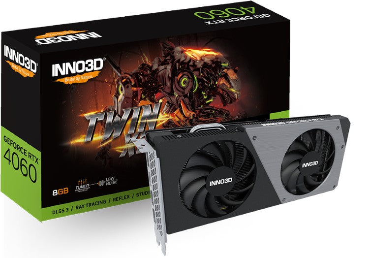INNO3D GeForce RTX 4060 TWIN X2 8GB Gaming Graphics Card INNO3D