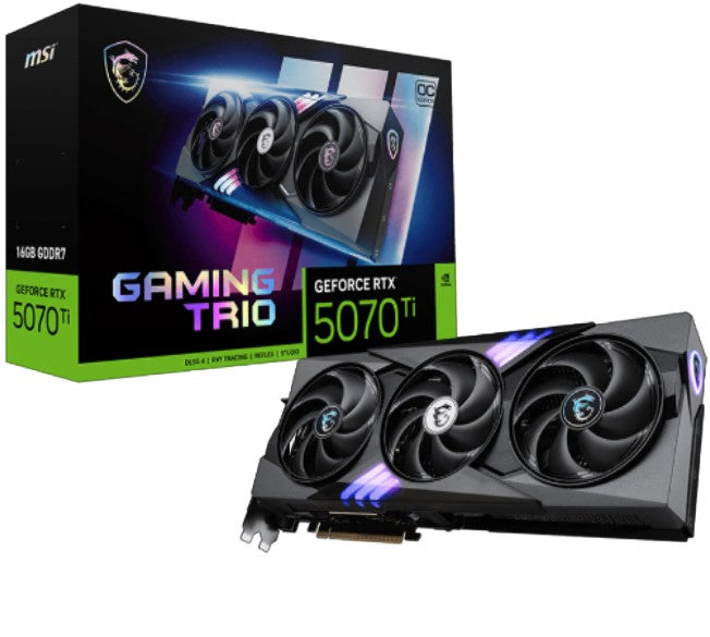 MSI GeForce RTX 5070 Ti GAMING TRIO OC 16GB Gaming GPU MSI