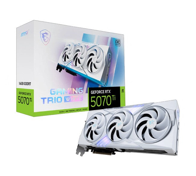MSI GeForce RTX 5070 Ti 16G GAMING TRIO OC White GPU MSI