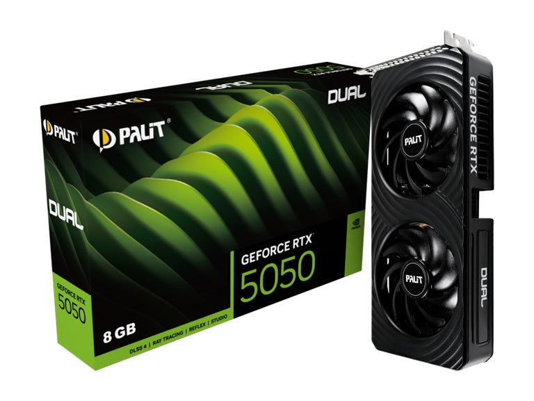 Palit GeForce RTX 5050 Dual 8GB GDDR6 Gaming Graphics Card Palit