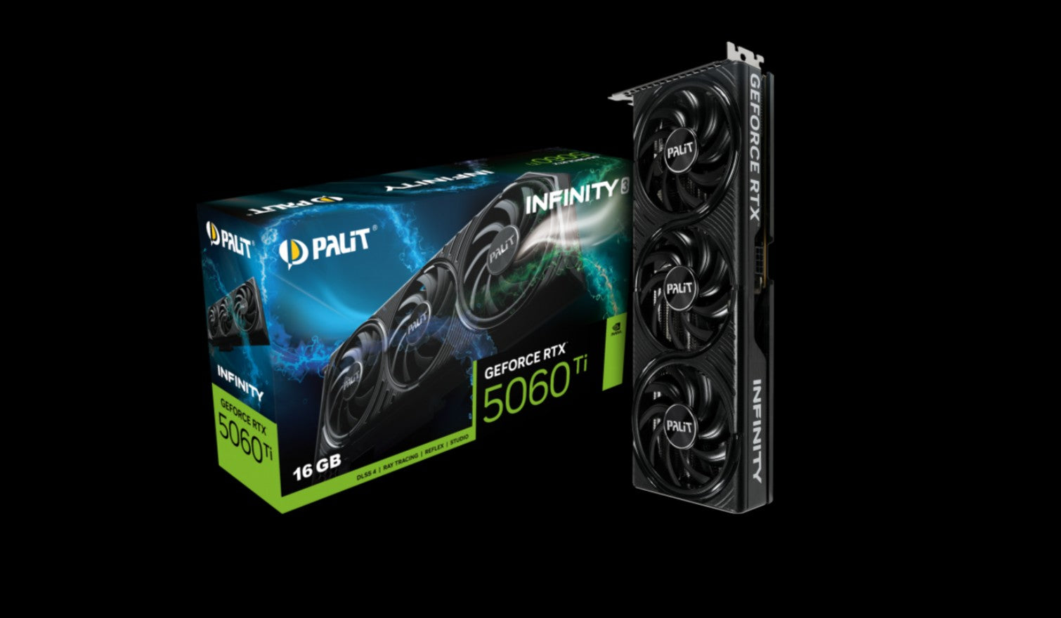 Palit RTX 5060 Ti INFINITY 3 16GB GDDR7 Graphics Card Palit
