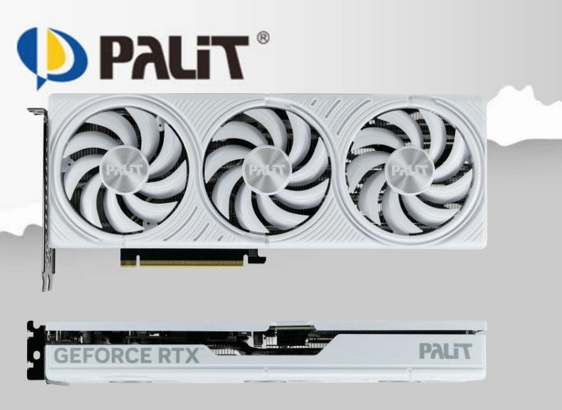 Palit GeForce RTX 5070 White OC 12GB GDDR7 Gaming Graphics Card Palit