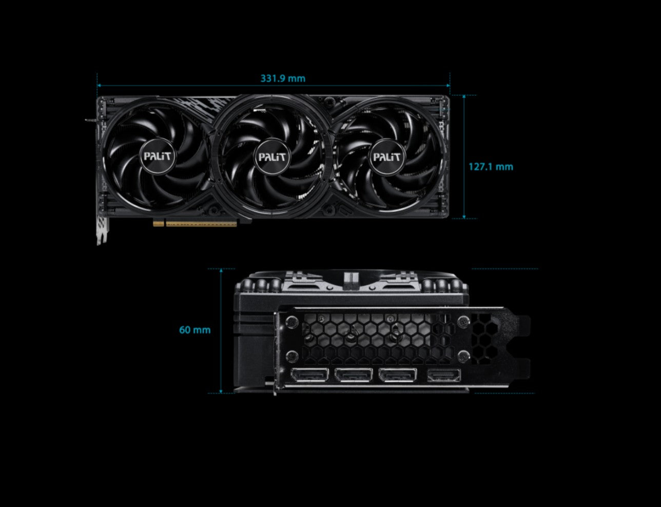 Palit GeForce RTX 5080 GamingPro 16GB GDDR7 Graphics Card Palit