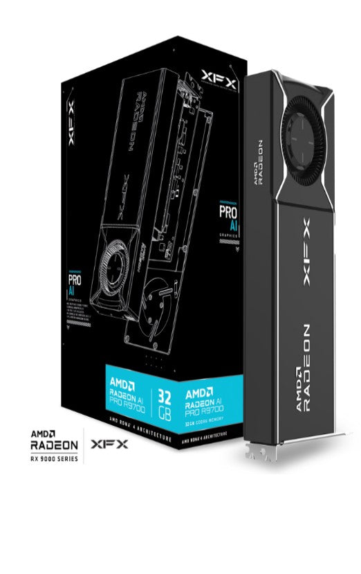 XFX Radeon R9700 AI Pro Blower 32GB GDDR6 Graphics Card XFX