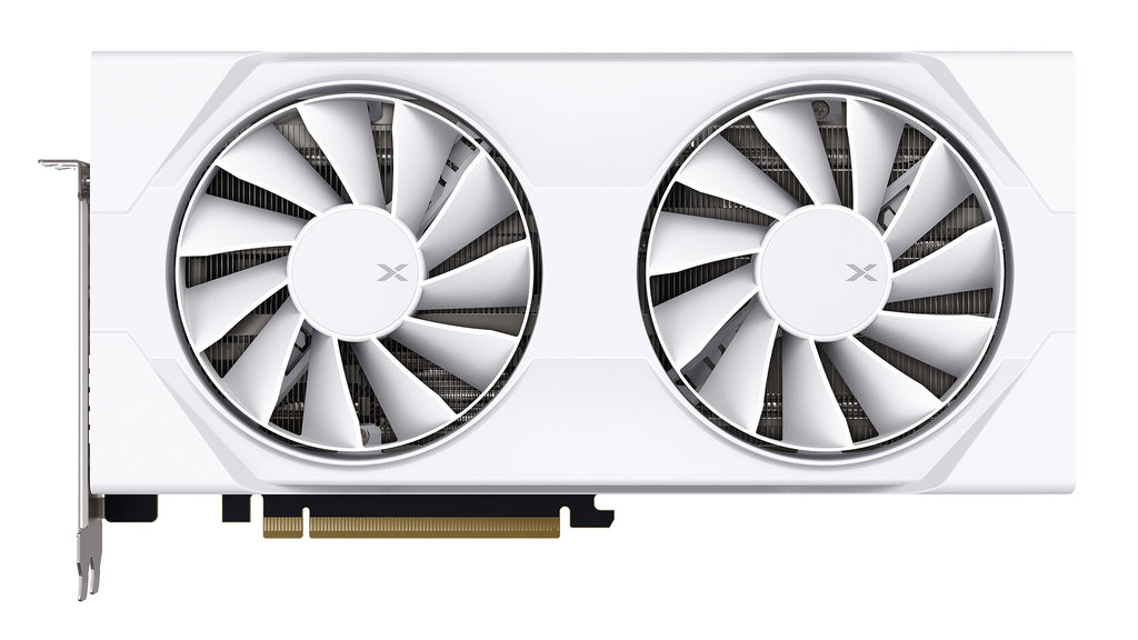 XFX Swift AMD Radeon RX 9060XT OC White Gaming GPU 16GB GDDR6 XFX