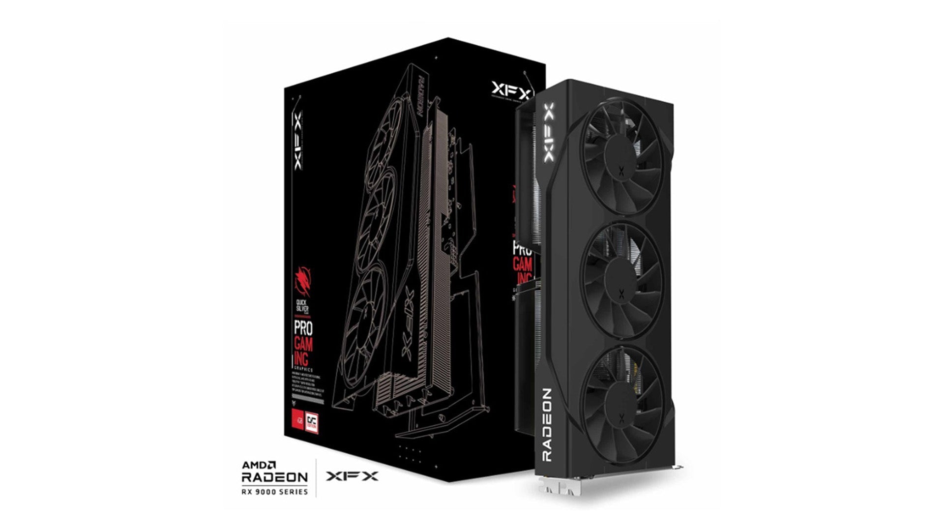 XFX Swift AMD Radeon RX 9060XT OC 16GB GDDR6 Gaming GPU XFX