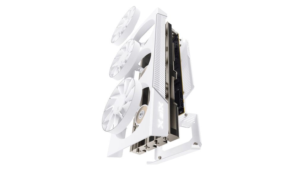 XFX RX 9070XT OC White 16GB GDDR6 Gaming GPU | PCIe 5.0 RDNA 4 XFX