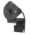 Logitech Brio 300 Full HD Webcam - Graphite | Clear Video Calls 