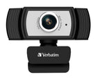 Verbatim Full HD 1080p Webcam with Mic & Auto Light Correction Verbatim