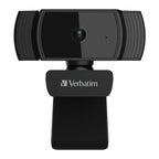 Verbatim 1080p HD Webcam with Auto Focus & Mic - Black Verbatim