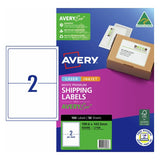 Avery AV Inkjet Printable Labels L7168 - 2 Labels Per Sheet