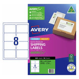 Avery L7165 Inkjet Labels - 8 Labels Per Sheet - 50 Sheets 